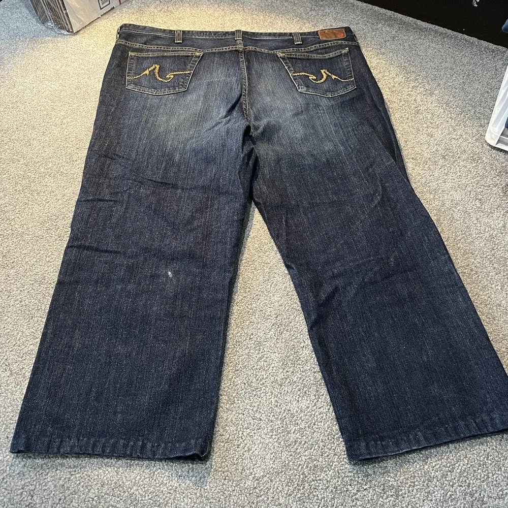 AG Adriano Goldschmied Jeans The Brave Men's Size 46x26‎ Stretch Blue Hemmed USA